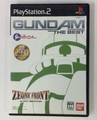 PlayStation 2 PS2 Gundam The Best Zeonic Front Mobile Suit Gundam