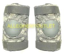 US Military Bijans PE Tactical Elbow Pads 8415-01-530-2157, ACU, MEDIUM, MINT