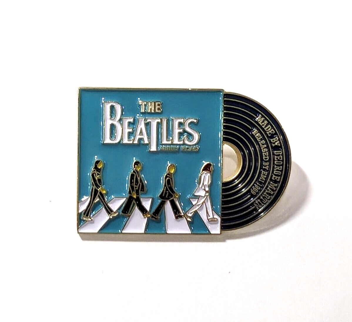 The Beatles Abbey Road LP Record Enamel Pin BADGE Heavy Metal