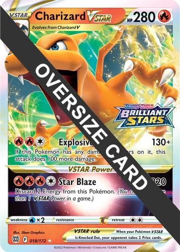 Charizard VSTAR 018/172 Jumbo Cards