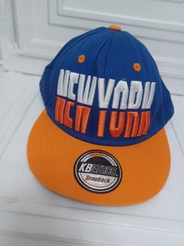 Kbethos Snapback New York Baseball Hat/Cap Blue Orange Multi Color - Picture 8 of 12