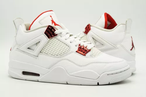 AIR JORDAN IV 4 RETRO USED SIZE 9 UNIVERSITY RED METALLIC WHITE CT8527 112
