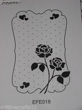 NELLIE SNELLEN EMBOSSING FOLDER "VINTASIA LOVE" EFE018 CARDS  SCRAPBOOKING