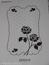 NELLIE SNELLEN EMBOSSING FOLDER "VINTASIA LOVE" EFE018 CARDS & SCRAPBOOKING