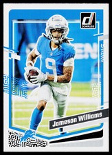 Jameson Williams, 2023 Donruss, #99, Detroit Lions,