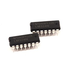 set of 10 Op-Amp IC 14pins LM324N LM324 TI Low Power Quad new