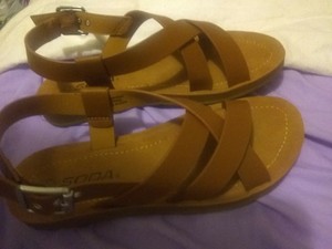 soda criss cross sandals