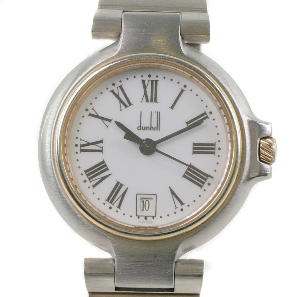 Dunhill Millennium Watches Stainless Steel Quartz Women WhiteDial