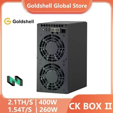 New Released Goldshell CK BOX II CKB Miner Dual modes 1.54T/260W or 2.1T/400W