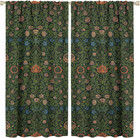 Bohemia Plant Flowers Pattern Blackout Window Curtains, William Morris Art Print