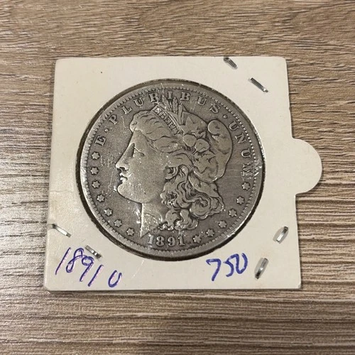 1891 Morgan $1 New Orleans Silver Dollar 0.9 Fineness US Coin Uncertified