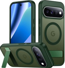 SPIDERCASE Magnetic Case for Google Pixel 11 with Stand Green