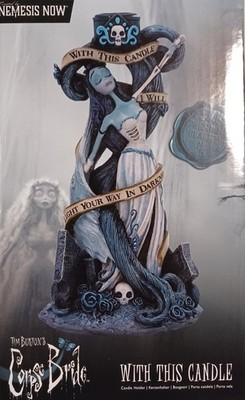 CORPSE BRIDE With This Candle - Kerzenständer - Nemesis Now - 19 cm