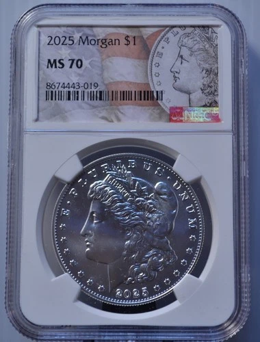 2025 $1 MORGAN DOLLAR NGC MS70 SILVER UNITED STATES COIN