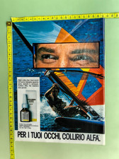 COLLIRIO ALFA GOCCE Zeitungs-Ausschnitt Werbung Anzeige Zeitschrift