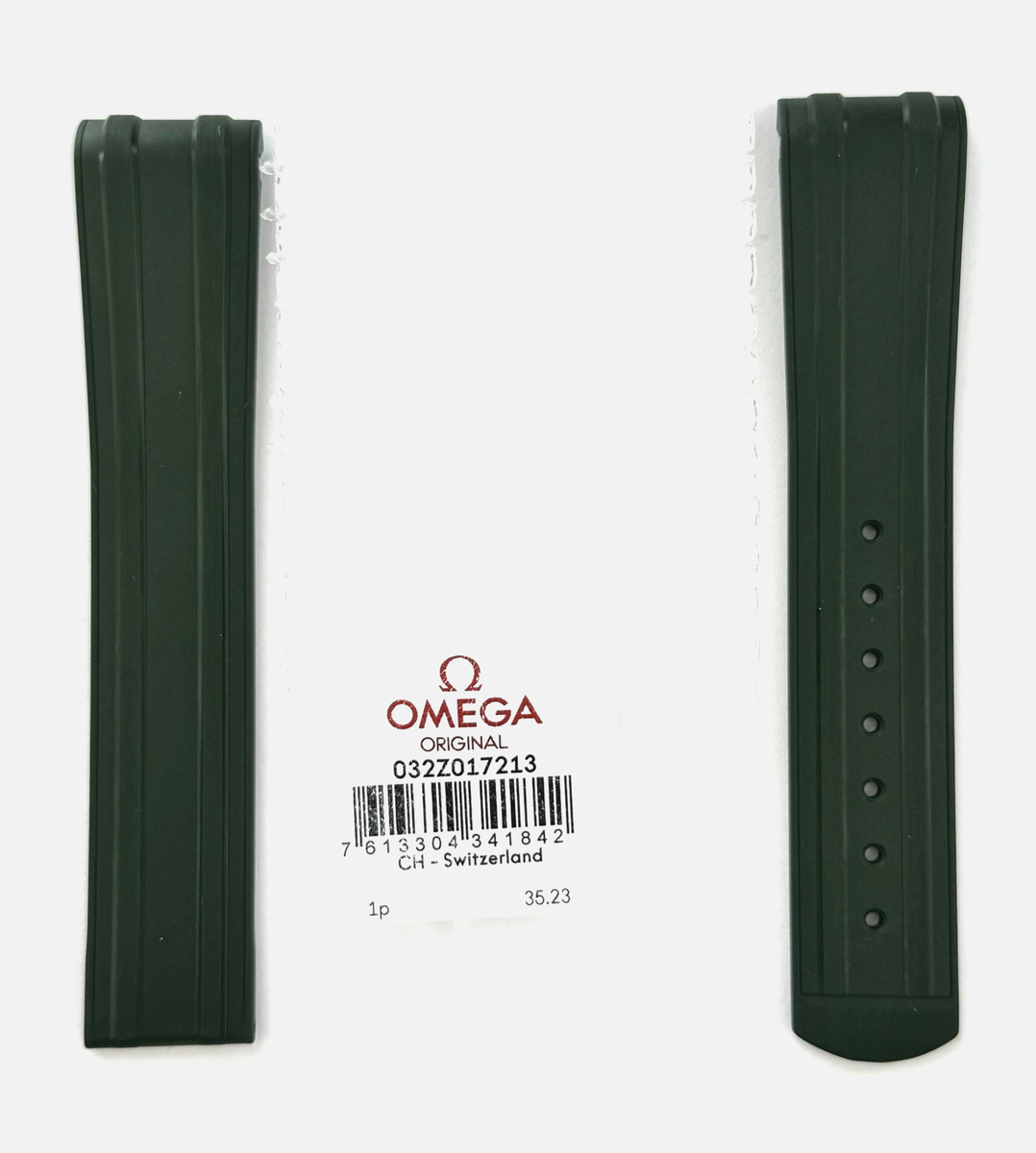 Original Omega 20mm For Seamaster Diver 300 42mm Watch GREEN