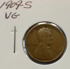 1909-S VG Lincoln Wheat Cent Key Date