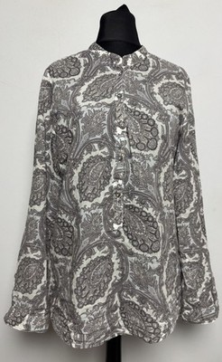 Emily Van den Bergh Paisley Damen Hemd Gr 42 Bluse Oberteil 9174