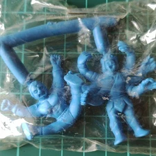 Kinnikuman Eraser Figure Ashuraman Blue