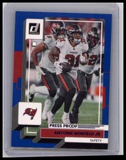 2022 Donruss #260 Antoine Winfield Jr. Blue Press Proof