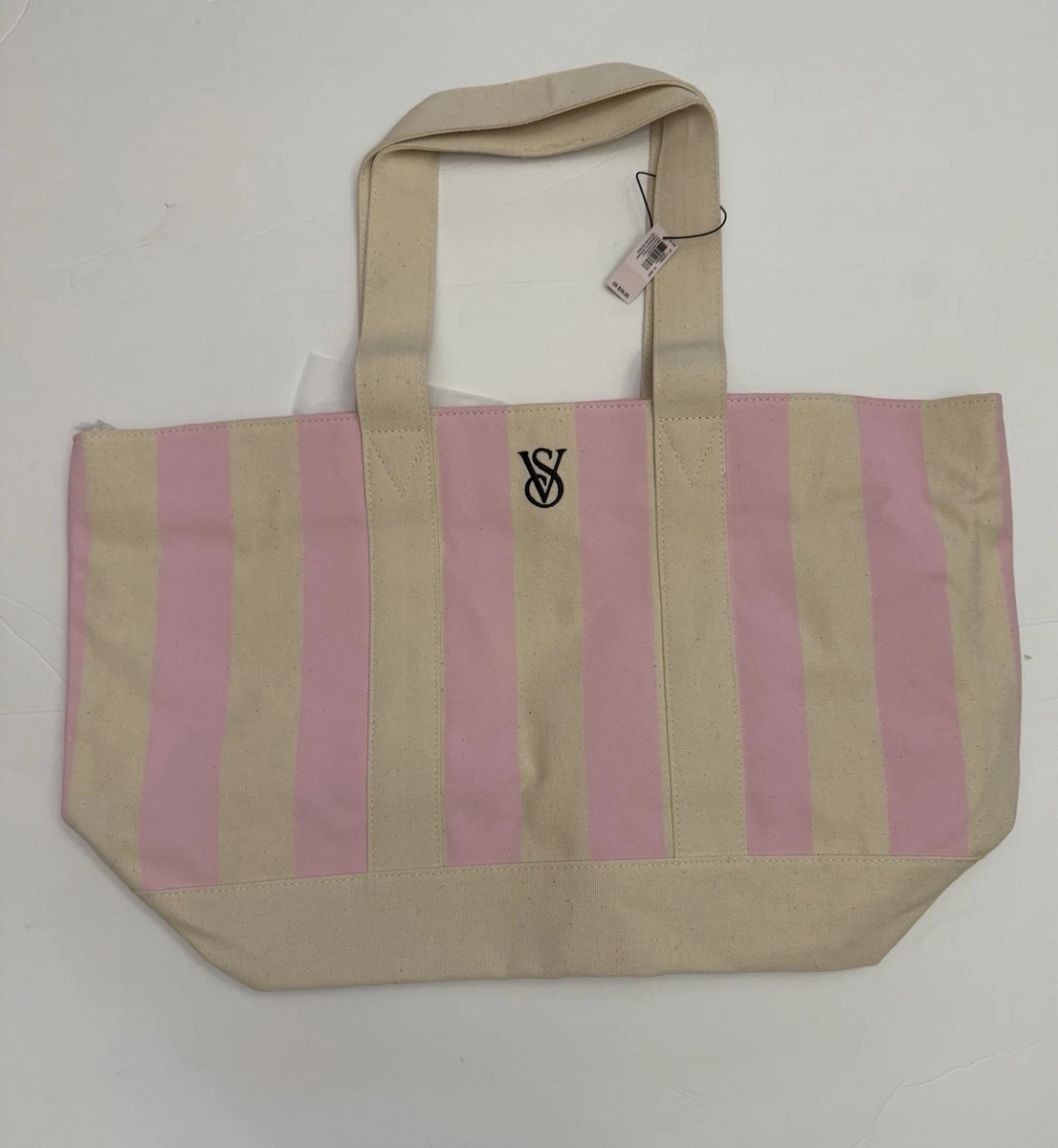 Victoria Secret Love Pink Tote Striped Bags & Handbags for Women