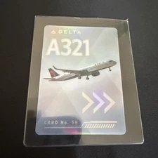 2022 Delta Airline Pilot Trading Card #58 Airbus A321