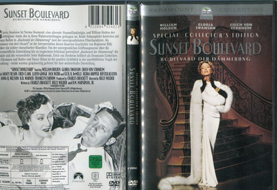 Sunset Boulevard (DvD) William Holden, Gloria Swanson, Erich von Stroheim.