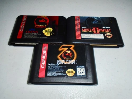 Mortal Kombat 1 2 & 3 Trilogy Set ☆☆ (Sega Genesis) games only I, II, III