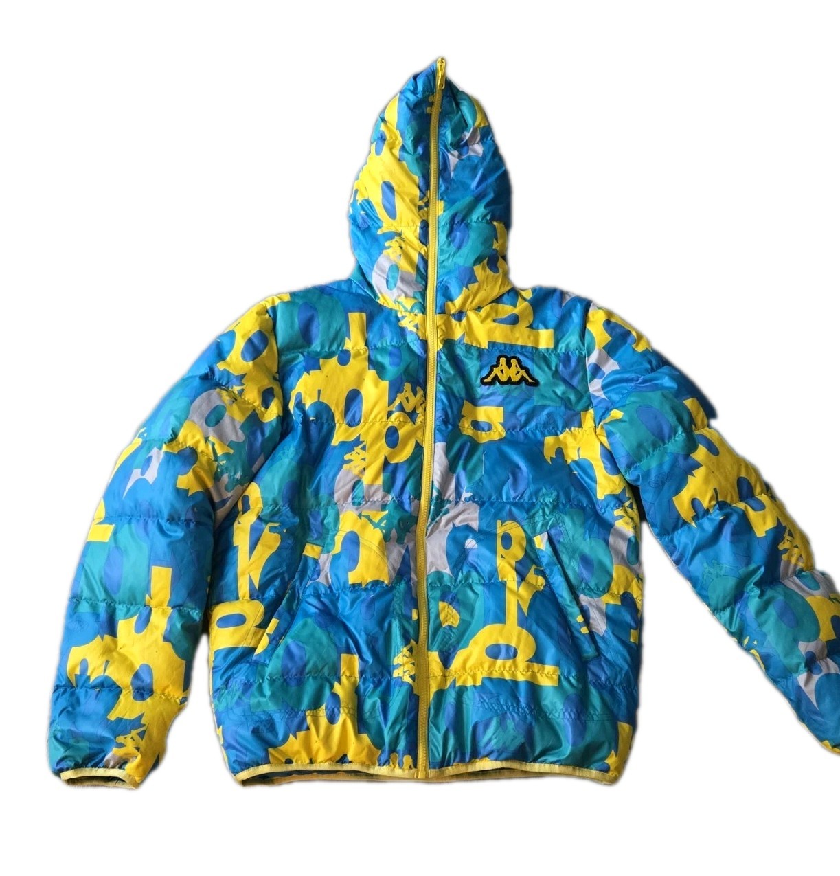 VTG KAPPA REVERSIBLE PUFFER SCRIPT/ SOLID JACKET … - image 5