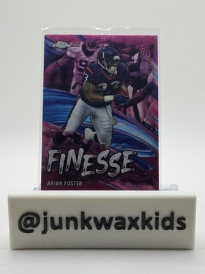 2024 Topps Chrome #F-17 Arian Foster Pink Finesse
