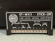 Radio Design Labs ST-MX3 - 3-Input 1-Output Line Level Mixing Amplifier  *NOS*