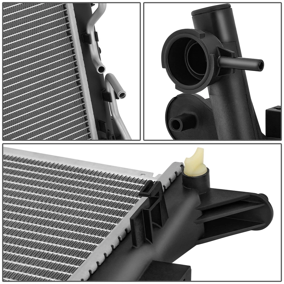 Radiador de núcleo de aluminio estilo OE 3,8 L DPI 13151 para Hyundai Genesis Coupé 10-12 Foto 4 de 4