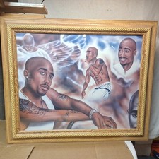 Framed Tupac Shakur Heaven for a 'G'
