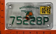 2013 Florida Motorcycle License plate