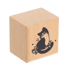 Wood Cat Stamps Wooden Rubber Stamps Garden Kittens Pattern