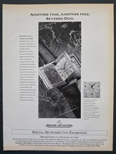 1997 PRINT AD Jaeger LeCoultre Reverso Duo Watch "Another time. Another Face."