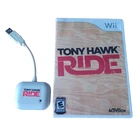 Nintendo Wii Game Tony Hawk Ride + Dongle Skateboarding No Board