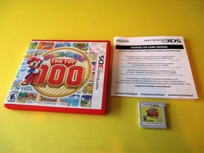 Mario Party: The Top 100 (Nintendo 3DS) XL 2DS Game w/Case & Insert