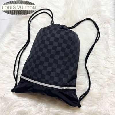 Louis Vuitton Damier Graphite Drawstring Bag Gym Bag Backpack