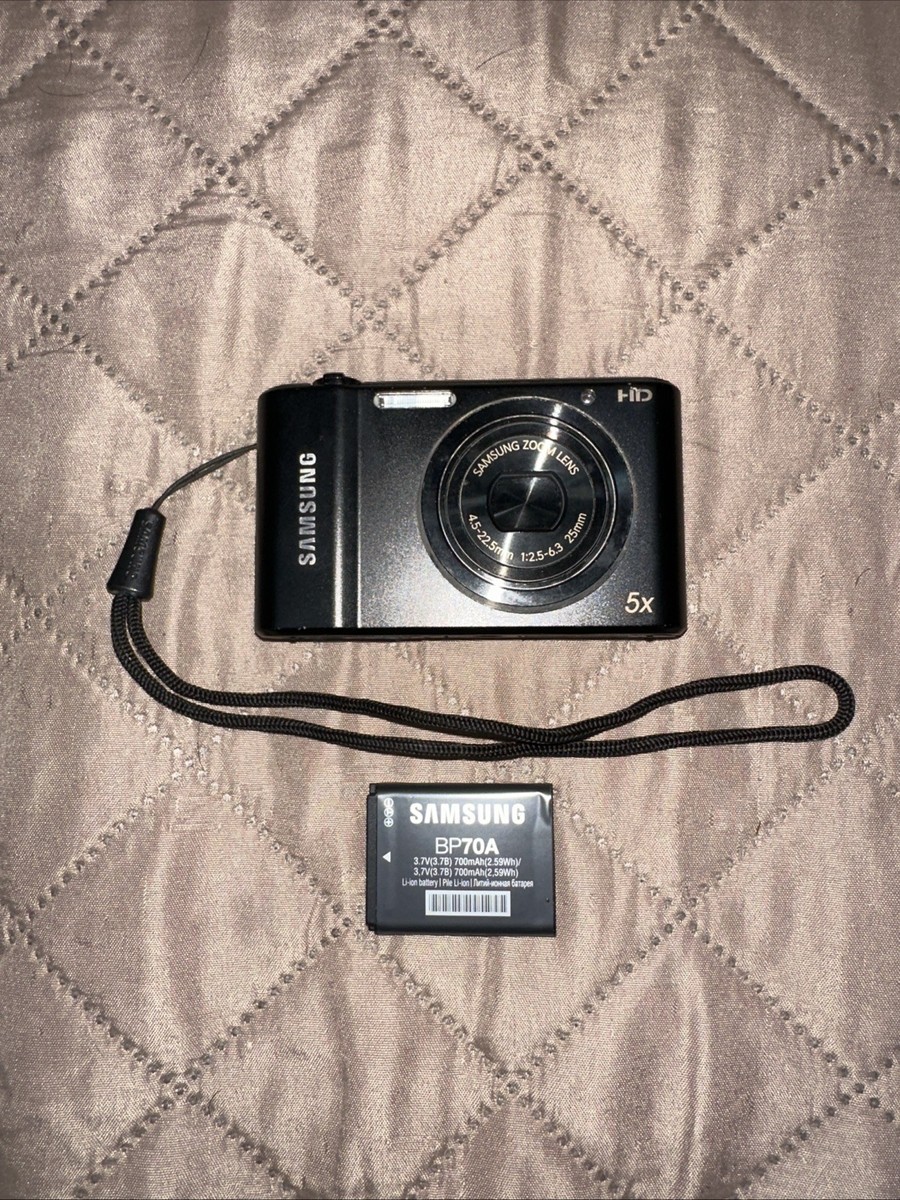 Samsung Digital Camera ST66 16.1MP Black Tested + Battery | eBay