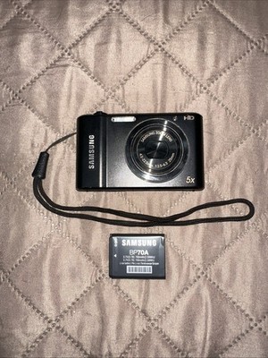 Samsung Digital Camera ST66 16.1MP Black Tested + Battery | eBay