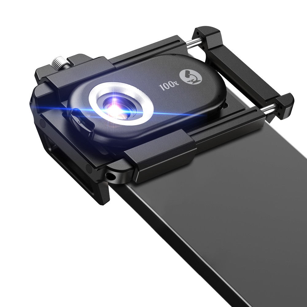 APEXEL PhoneMicro 5 Serie 100X Microobiettivo Telefono per Android/iPhone con LED
