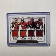 2018 Panini National Treasures Collegiate Watson Mike Bo OJ Patch #TQ-DMBO /99