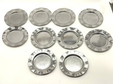 Calegaro Set 10 Piatti Piccoli Placcato Argento 14 Cm