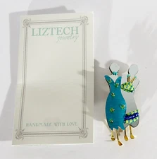 Liztech 2017 SOUL SISTER 2" Brooch Pin Scarce