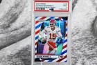 2024 Panini Prizm - PATRICK MAHOMES II #138🔥Red White & Blue Prizm PSA 9 CHIEFS