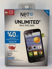 NET10 Wireless Prepaid Alcatel OneTouch Pop Icon ~ New / Sealed