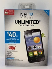 NET10 Wireless Prepaid Alcatel OneTouch Pop Icon ~ New / Sealed