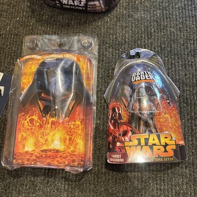 STAR WARS REVENGE OF THE SITH FIGURE SET DARTH VADER TARGET EXCLUSIVE HASBRO 