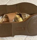 Women’s Size 7 Sperry Sandals Blue/white Stripe Gladiator Sandal T Strap Sandal — photo 3